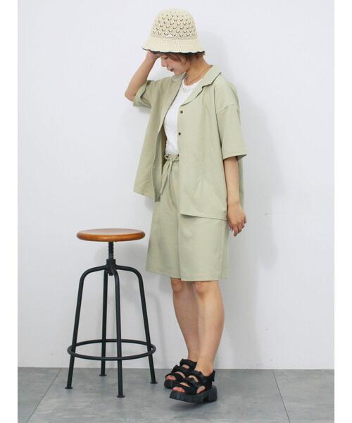 ehka sopo（エヘカソポ） パンツ イージーショートパンツ レディース