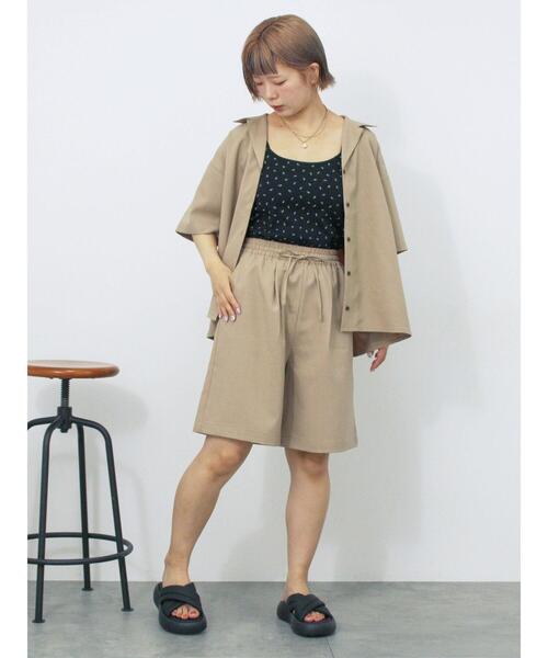 ehka sopo（エヘカソポ） パンツ イージーショートパンツ レディース