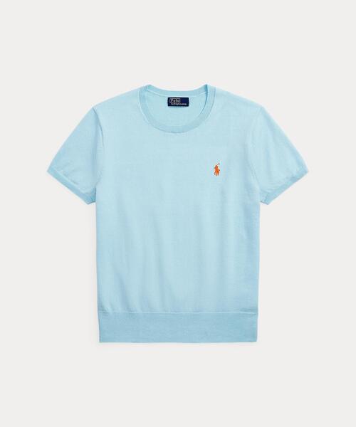 新品未使用　ショートスリーブ クルーネック セーターXS RALPH LAUREN｜ショートスリーブ クルーネック セーター