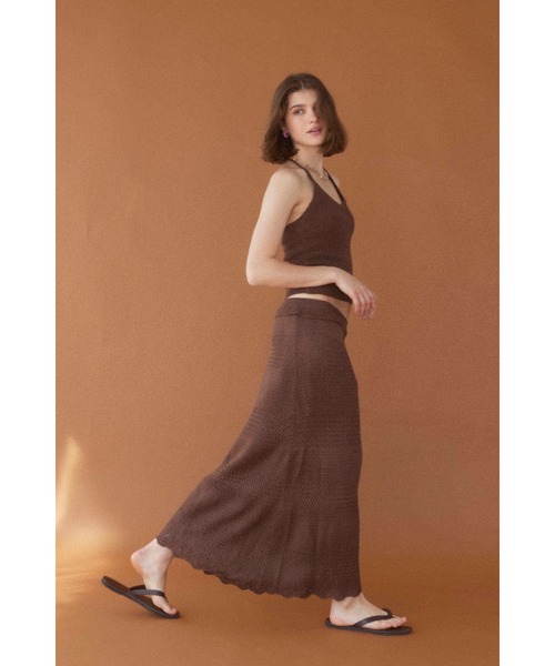 ALEXIA STAM（アリシアスタン） スカート Knit Maxi Flare Skirt