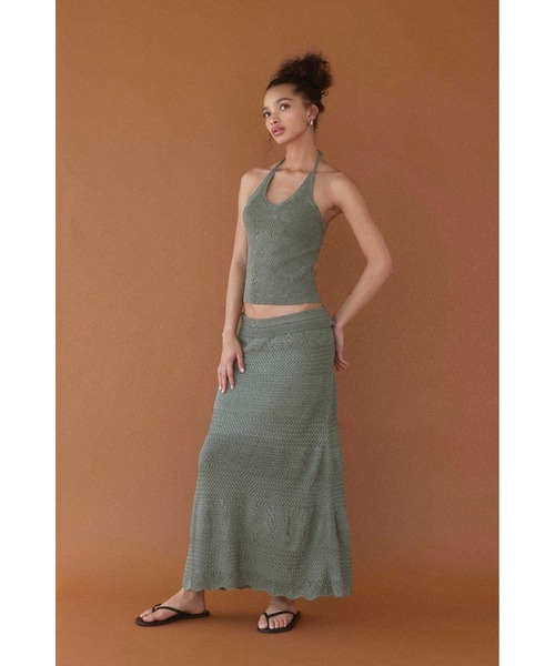 ALEXIA STAM（アリシアスタン） スカート Knit Maxi Flare Skirt
