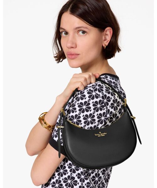kate spade New York ショルダーバッグ レザー サコッシュ 鞄 美品】kate spade NY ショルダーバッグ ポシェット サコッシュ