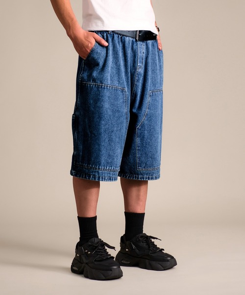 CALIFORNIA OUTFITTERS ジーンズ 7A5 ワイドデニム ハーフパンツ 853