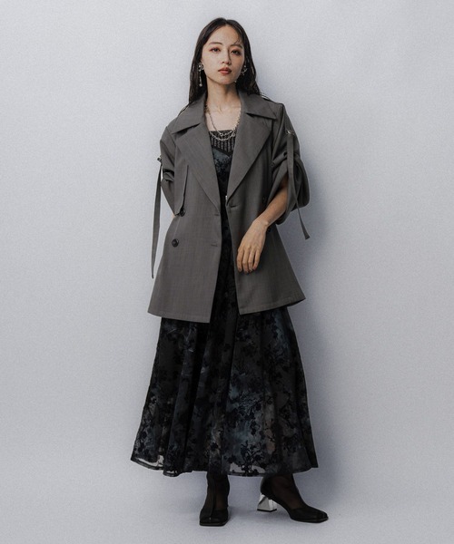 HARE 2024AW レザートレンチコート HARE（ハレ）の「フェイクレザーイソザイトレンチコート(HARE