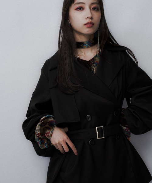 HARE 2way ALTER トレンチコート HARE トレンチコート コート ソデ2WAYトレンチジャケット(HARE