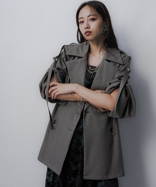 HARE 2way ALTER トレンチコート HARE トレンチコート コート ソデ2WAYトレンチジャケット(HARE