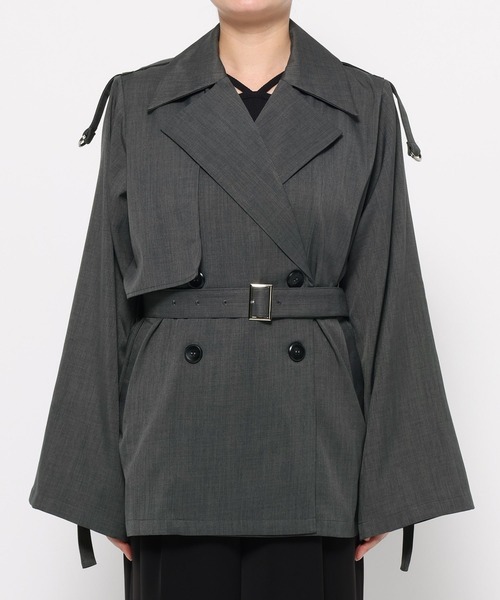HARE 22AW 2Pベスト トレンチコート HARE（ハレ）の「2Pベスト/トレンチコート(HARE)（トレンチ
