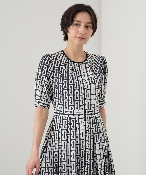 VIVIENNE TAM ヴィヴィアンタム チャイナ襟パワーネットチュニック  