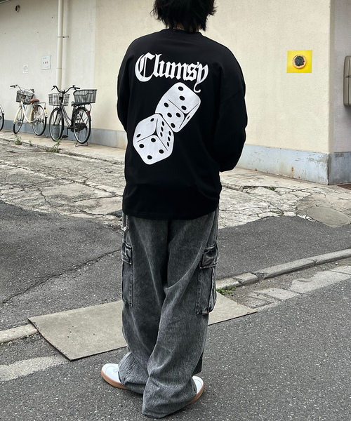 「ILL'S」 長袖Tシャツ L ブラック メンズ