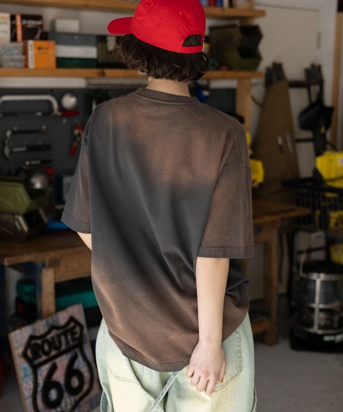 「PBLIM」 半袖Tシャツ LARGE チャコールグレー レディース