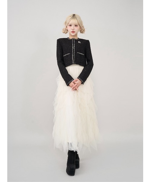 Darich（ダーリッチ） コート アウター スパンコールツイード