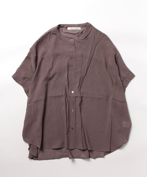 「MELROSE claire」 「MELROSE」半袖ブラウス FREE ブラック レディース_画像2