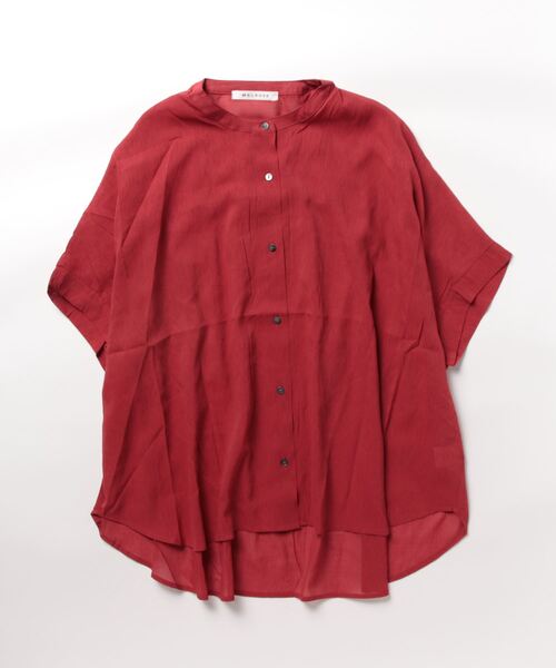 「MELROSE claire」 「MELROSE」半袖ブラウス FREE ブラック レディース_画像4