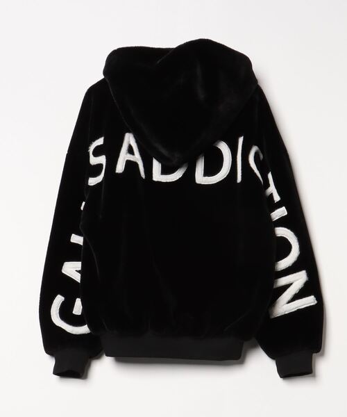 「GALLIS ADDICTION」 ジップアップブルゾン M ブラック メンズ_画像2