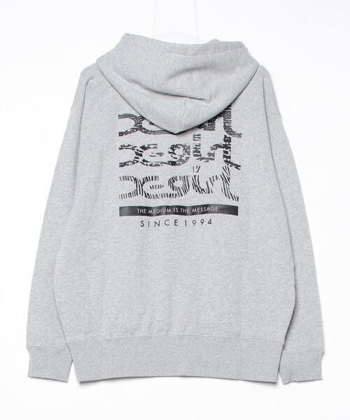ブランドガール様 X-girl パーカー GEOMETRIC MILLS LOGO SWEAT HOODIE レディース