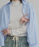 tシャツ 配色アソートスリーブ ハイネックトッ...の詳細画像4