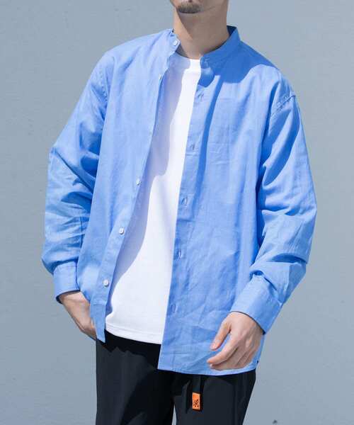 「URBAN RESEARCH ROSSO MEN」 長袖シャツ LARGE ベージュ メンズ_画像5