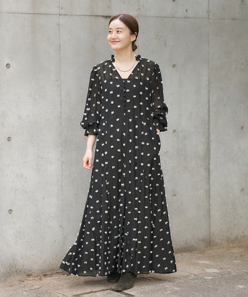 IENA（イエナ） ワンピース PONPONフレアワンピース : ZOZOTOWN Yahoo