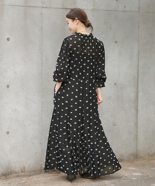 IENA（イエナ） ワンピース PONPONフレアワンピース : ZOZOTOWN Yahoo