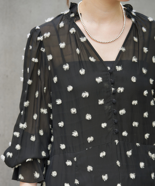 meme　今期　新品タグ付き　IENA PONPONフレアワンピース　38 IENA（イエナ） ワンピース PONPONフレアワンピース : ZOZOTOWN Yahoo