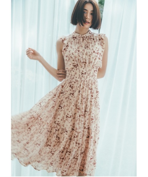 SNIDEL（スナイデル） ノースリーブワンピース 00 ピンク レディース