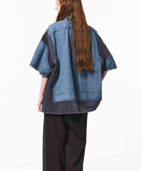 「MAISON SPECIAL」 半袖シャツ 1 ブラック メンズの画像