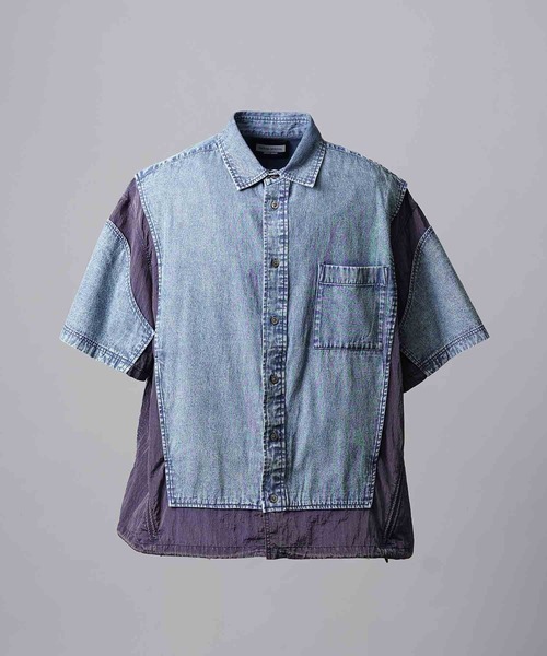 「MAISON SPECIAL」 半袖シャツ 1 ブラック メンズの画像