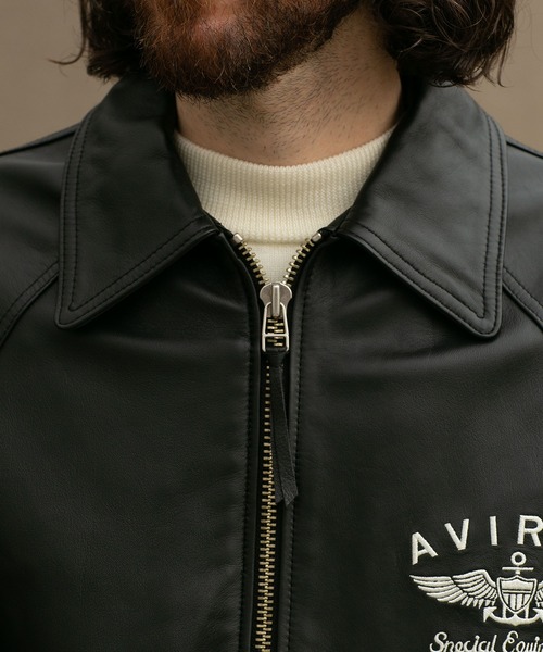 AVIREX（アヴィレックス） レザージャケット L ベージュ系その他