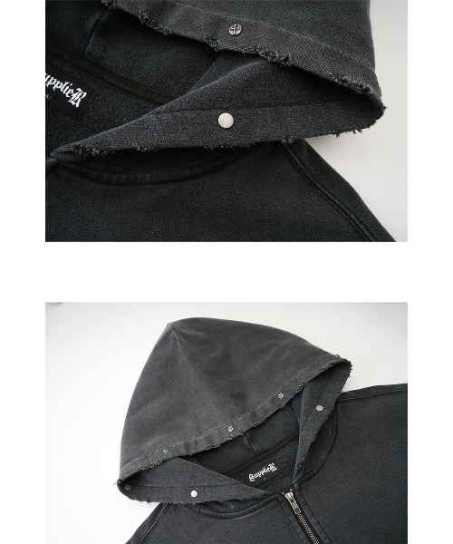 SUPPLIER（サプライヤー） パーカー A'GEM/9 × .kom Studs Cross Patch