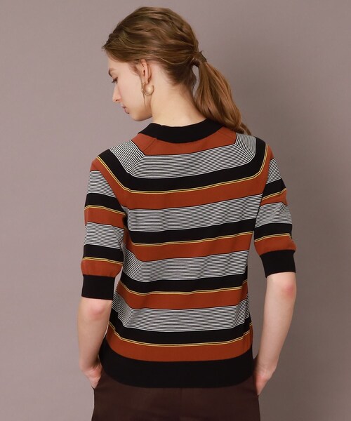 「DRESSTERIOR」 半袖ニット 36 ブラック レディース_画像5