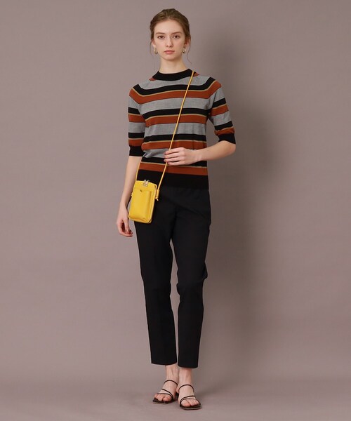 「DRESSTERIOR」 半袖ニット 36 ブラック レディース_画像9