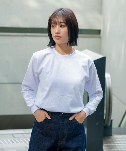 PRO CLUB（プロクラブ） 」 長袖Tシャツ LARGE ホワイト メンズ