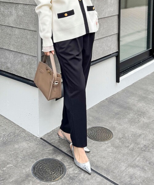 ノーリーズ（NOLLEY’S）/ウォッシャブル裏起毛イージーテーパードパンツ NOLLEY'S（ノーリーズ） パンツ ウォッシャブル裏起毛イージー