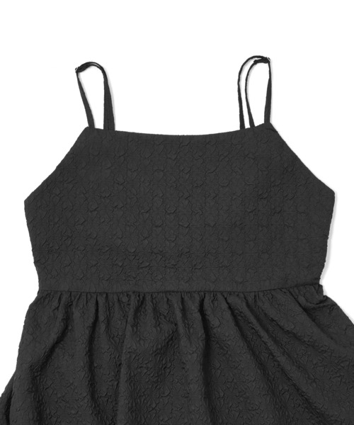 「PUNYUS」 キャミソールワンピース 4 ブラック レディース_画像6