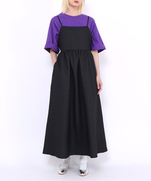 「PUNYUS」 キャミソールワンピース 4 ブラック レディース_画像8