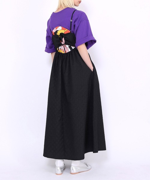 「PUNYUS」 キャミソールワンピース 4 ブラック レディース_画像9