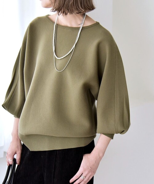 quaranciel ニット セーター quaranciel:「手洗い可能」ダブルフェイス