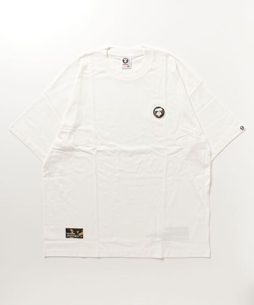 「AAPE BY A BATHING APE」 半袖Tシャツ MEDIUM アイボリー メンズ_画像2