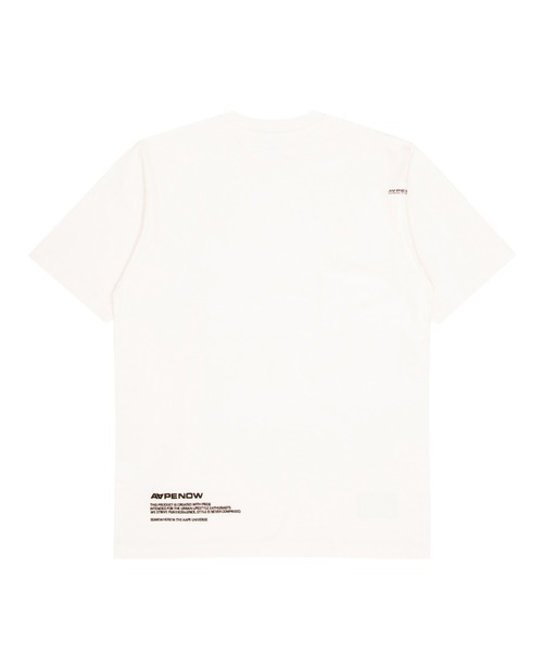 「AAPE BY A BATHING APE」 半袖Tシャツ MEDIUM アイボリー メンズ_画像3