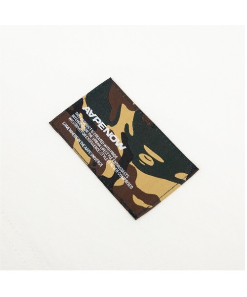 「AAPE BY A BATHING APE」 半袖Tシャツ MEDIUM アイボリー メンズ_画像5