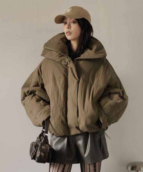 美品✨45R ダウンジャケット 2way ファー くるみボタン S 取外し可 美品✨45R ダウンジャケット 2way ファー くるみボタン S 取外し可