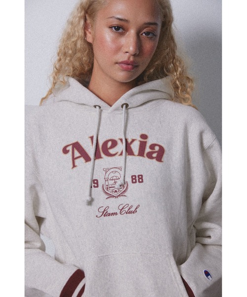 alexiastam アリシアスタン パーカー フード 服 モカ 新品　未使用 ALEXIA STAM（アリシアスタン） パーカー 「Champion for ALEXIA STAM