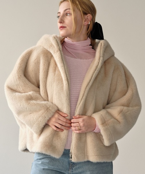 ZAKKA-BOX（ザッカボックス） コート アウター ドルマンソフトファー