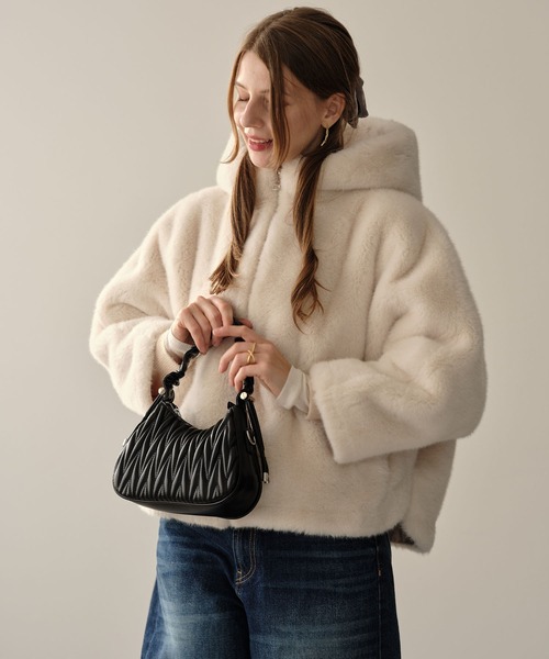 ZAKKA-BOX（ザッカボックス） コート アウター ドルマンソフトファー