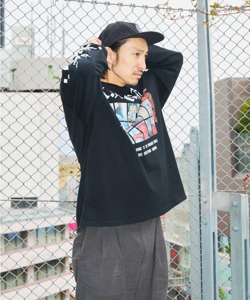 TENGA（テンガ） tシャツ TENGA×KOREAN ROUGE KIMCHII Long sleeve TEE