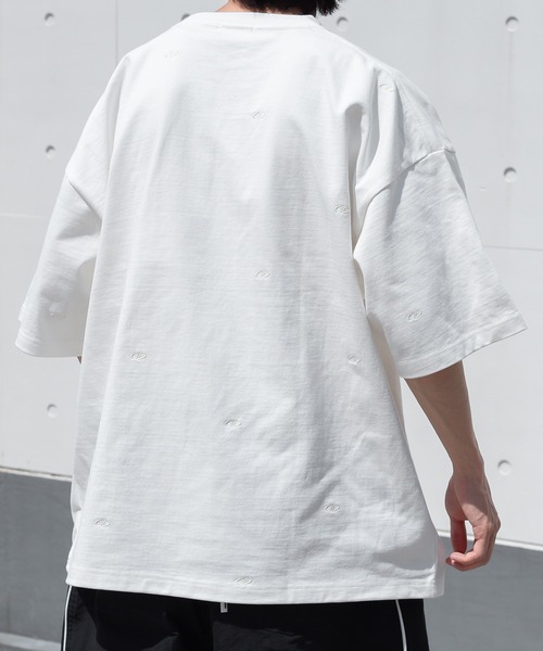 「Perushu」 半袖Tシャツ LARGE パープル メンズ_画像8