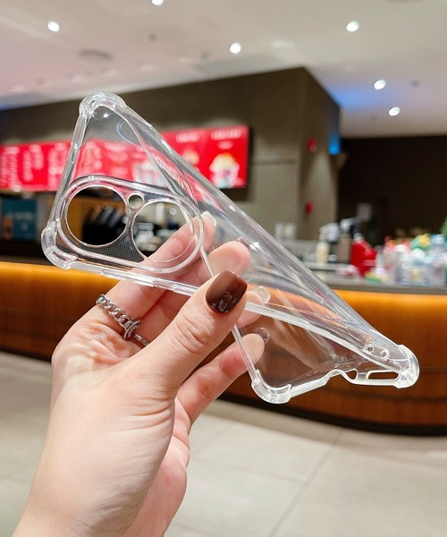 スマホケース 「456728」クリアアイフォンケース/スマホケース(RZ