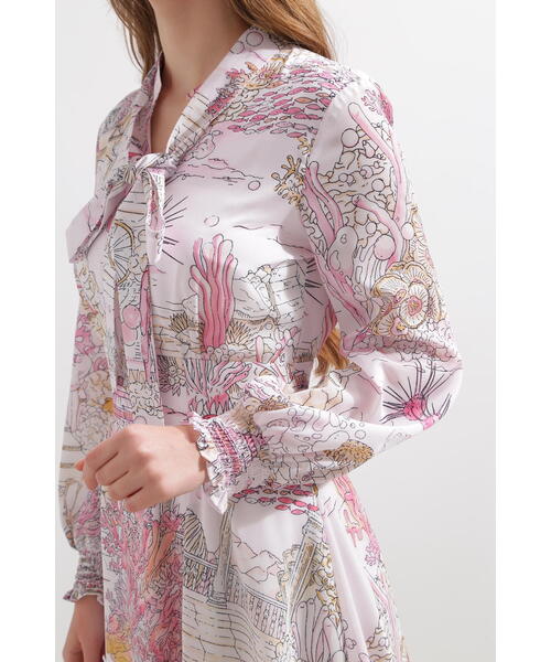 PINKY&DIANNE（ピンキー アンド ダイアン） 長袖ワンピース 36 ブルー