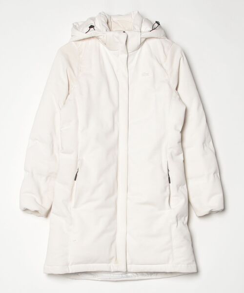 LACOSTE（ラコステ） ダウンコート 36 ホワイト レディース : ZOZOTOWN