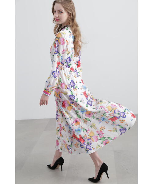 PINKY&DIANNE（ピンキー アンド ダイアン） 長袖ワンピース 36 ブルー